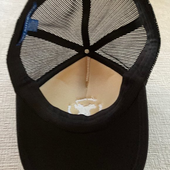 Trucker Hat - Muir Beach Volunteer Fire Dept with Dog logo - surf pattern - NWOT - Picture 7 of 10